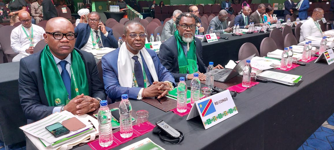 Le Président Dieudonné SAMBI à la tête de la délégation de la RD Congo à l’AGO de la CAF de ce jeudi 13 juillet 2023