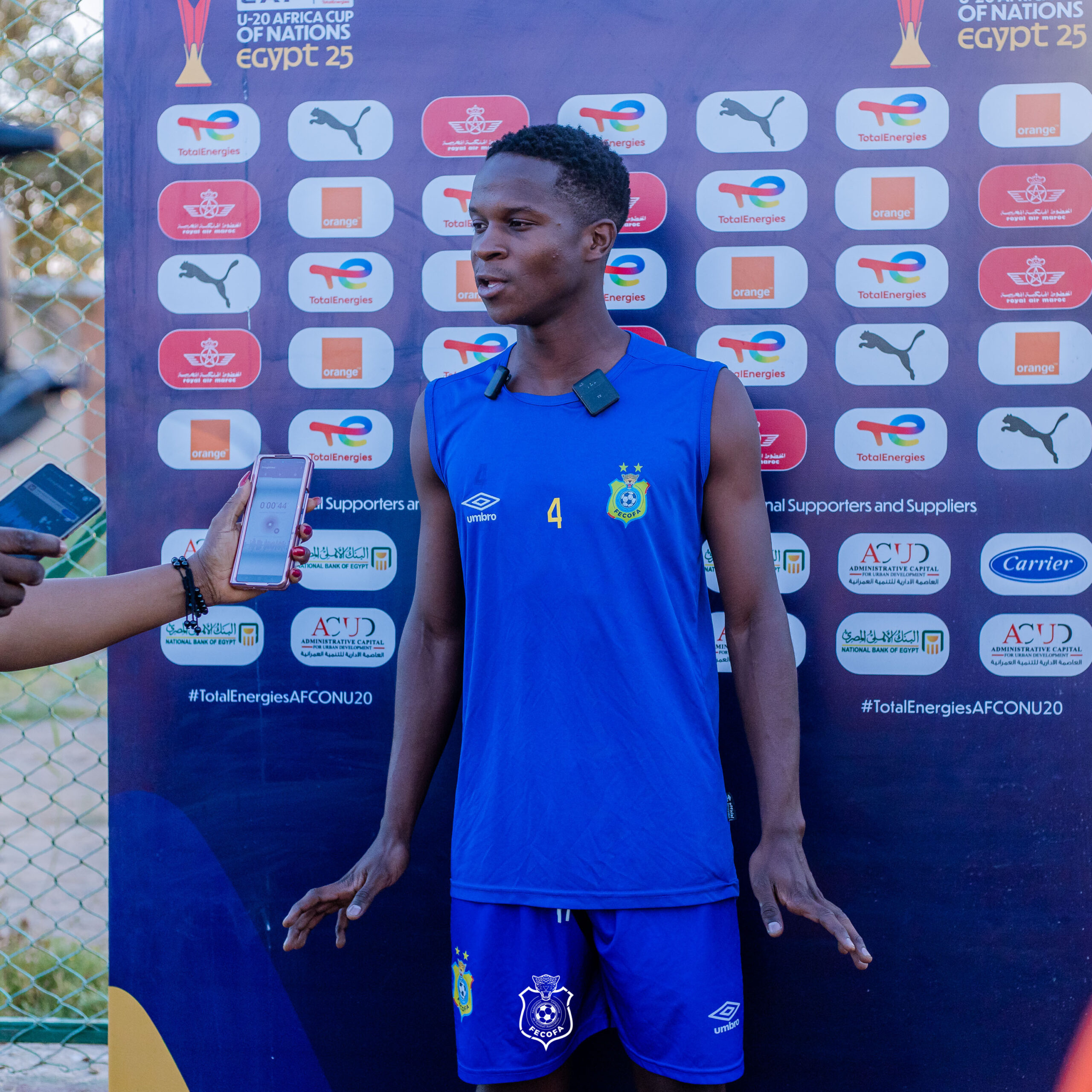 Interviews express à l’entraînement officiel au terrain Port Tewfik de Suez (Égypte)